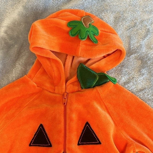 Koala Baby - Footed Velour Halloween bunting bag one piece. Size 3 months - Picture 2 of 4